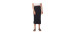 High-Waisted Ribbed Knit Midi Skirt - Women's