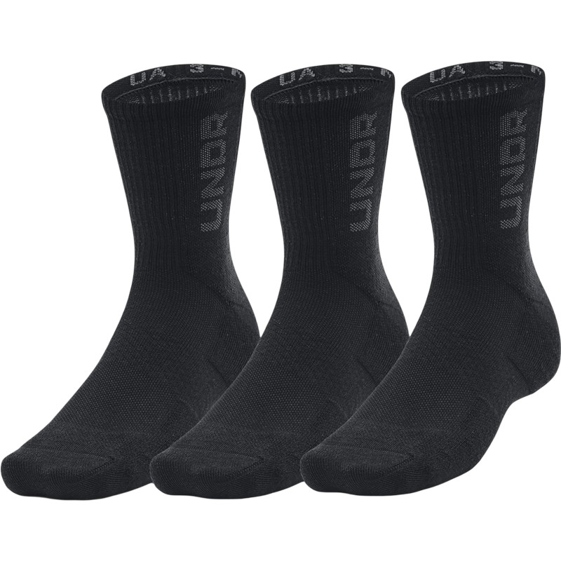 3-Pack UA 3-Maker Mid-Rise Socks - Unisex