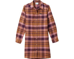 Calico Basin Flannel Long Sleeve Dress - Youth