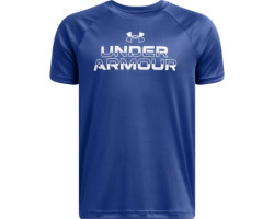 UA Tech Split Wordmark Short Sleeve T-Shirt - Boys'