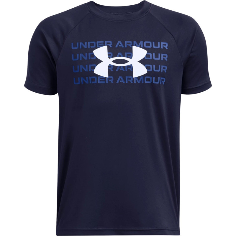 UA Tech Wordmark Logo Short-Sleeve T-Shirt - Boys'