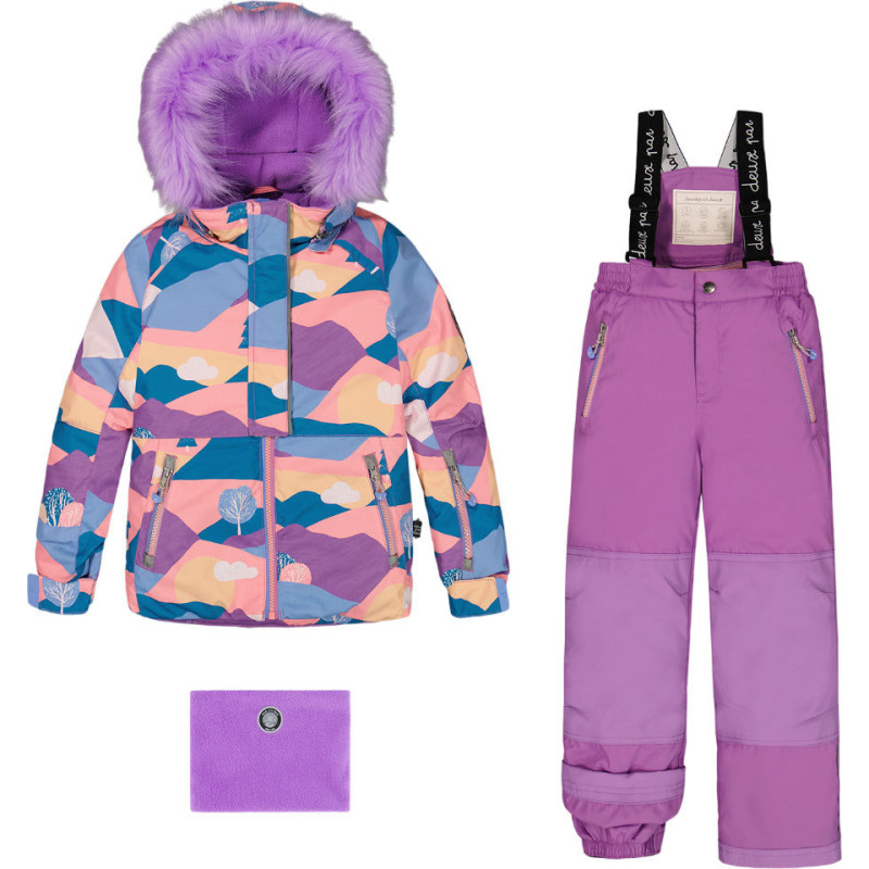 Two-piece printed snowsuit - Little girl