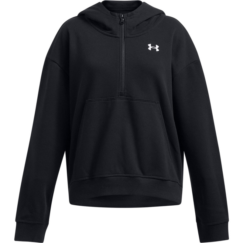 UA Rival Fleece Textured Full-Zip Hoodie - Girls