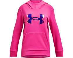 Big Logo Iridescent Armor Fleece Hoodie - Girls