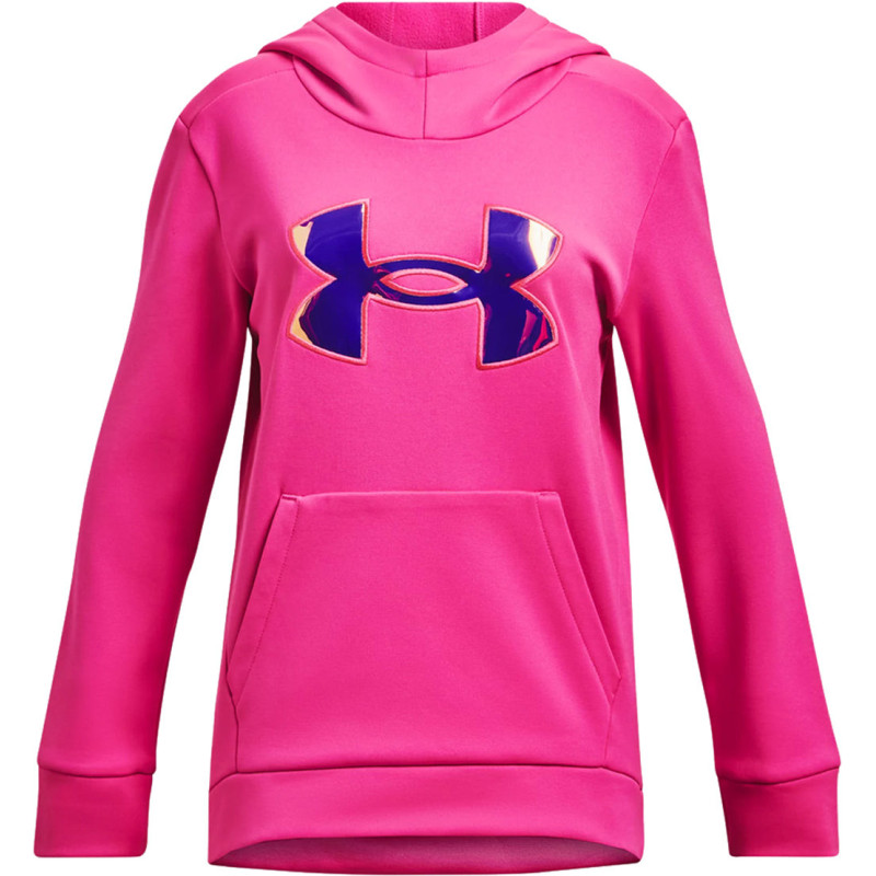 Big Logo Iridescent Armor Fleece Hoodie - Girls