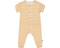 Waffle cotton jumpsuit - Baby Boy