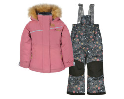 Two-Piece Flower Snowsuit 2-6 years