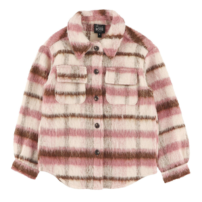 Mélodie Check Overshirt, 2-8 years