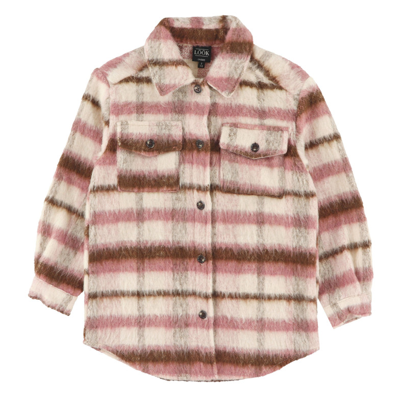 Mélodie Check Overshirt, 7-14 years