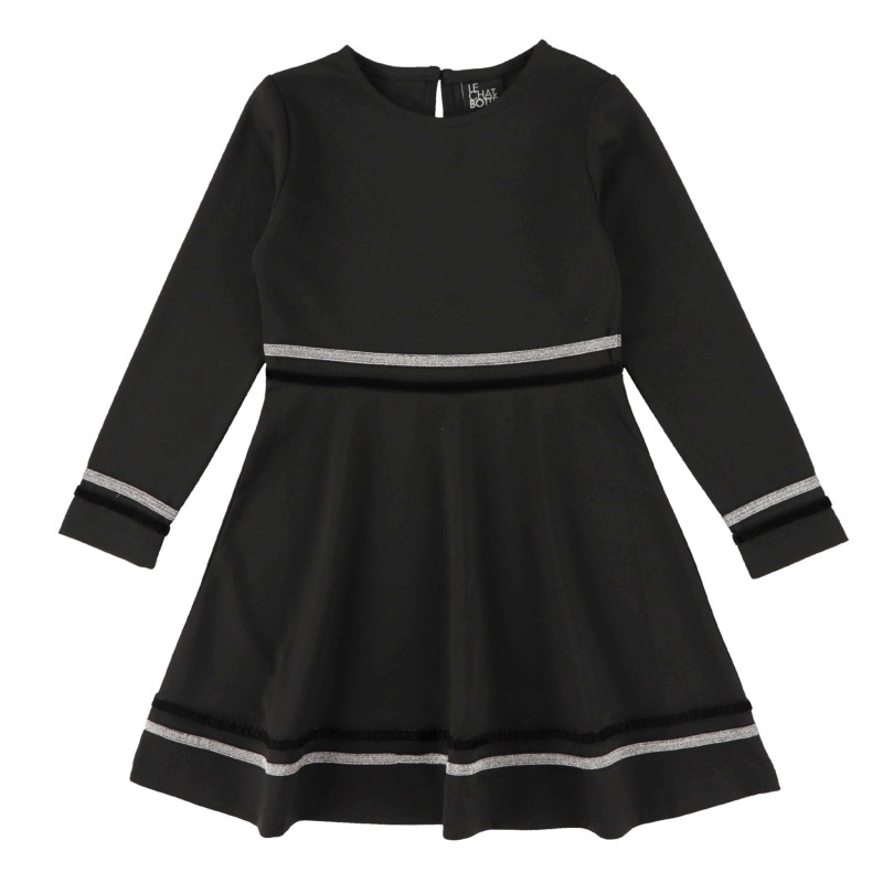 Chat Botté Robe Mélodie Noire 2-8ans