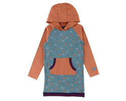 Wind Bird Hooded Dress, 3-8 years