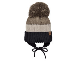 Khaki Knit Hat 2-6 years