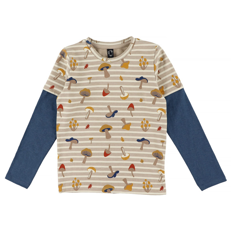 Mushroom Raglan T-Shirt, 2-8 years