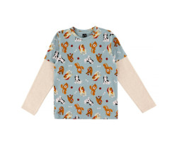 Raglan Long Sleeve T-Shirt Dogs 2-8 years