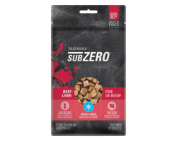 Régals séchés à froid pour chats, Foie de Boeuf, 30 g – Nutrience Subzero