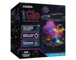 Aquarium Équipé Marina iGlo 360, 2.65 Gal.