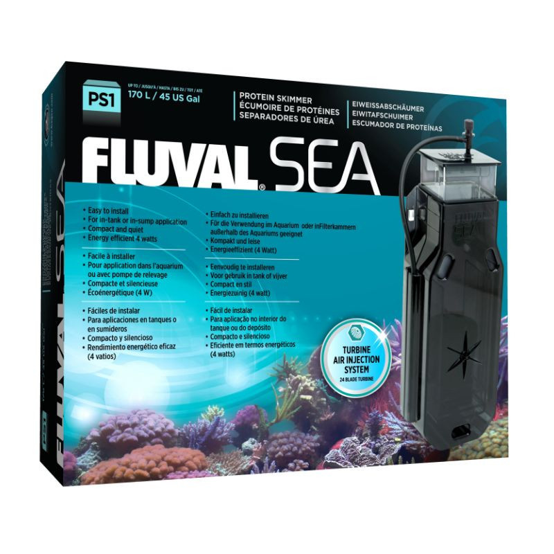 Écumeur de protéines pour aquariums d’eau de mer – Fluval PS1