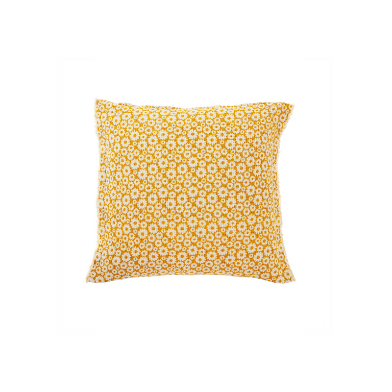 Coussin Ditsy ocre