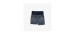 Lightweight medium blue denim shorts in relaxed fit, newborn