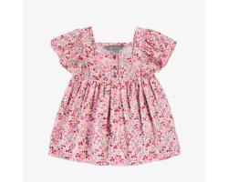 Pink flowery dress with...