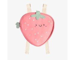 Pink strawberry backpack in...