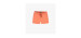 Orange relaxed-fit shorts in french cotton, baby