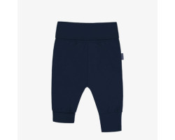 Unisex navy stretch jersey pants, baby