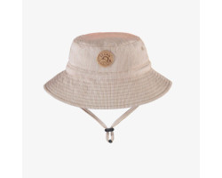 Brown bucket hat with...
