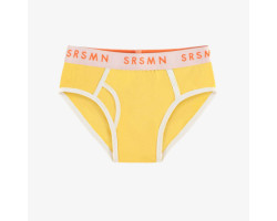 Plain yellow brief in jersey, child