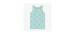 Blue camisole with a print in jersey, child