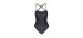 Double X Back Printed One-Piece Swimsuit - Women's