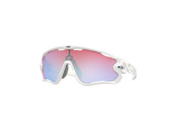 Jawbreaker Sunglasses - Polished White - Prizm Snow Sapphire Iridium Lenses