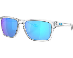 Sylas XL Sunglasses - Polished Clear - Prizm Sapphire Iridium Lenses