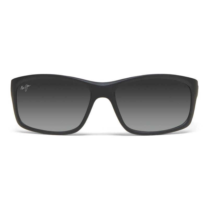 Kanaio Coast Polarized Sunglasses - Neutral Gray Lens - Black, White and Blue Frame