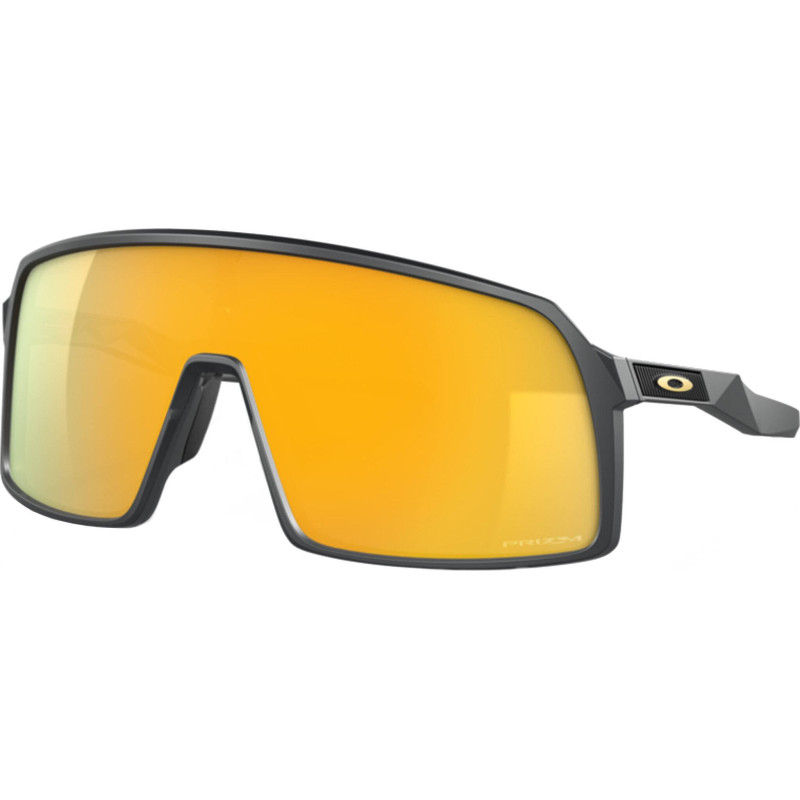 Oakley Lunettes de soleil Sutro S - Matte Carbon - Lentilles Prizm 24K - Homme