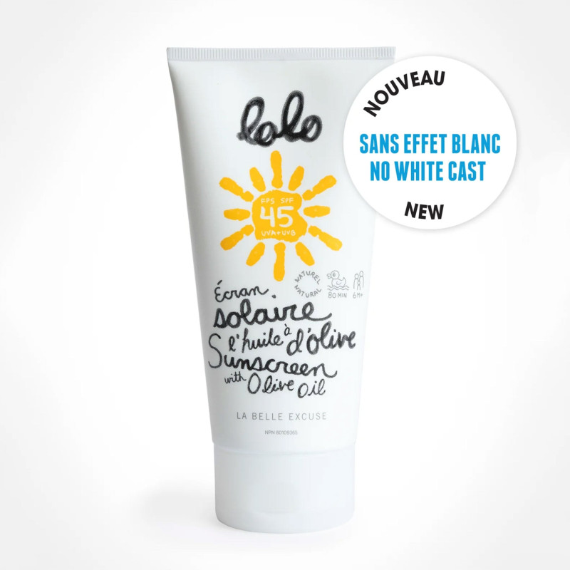 Lolo Crème Solaire à l'Huile d'Olive SPF45 150ml