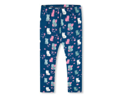 Cat Print Leggings, 3-6 years