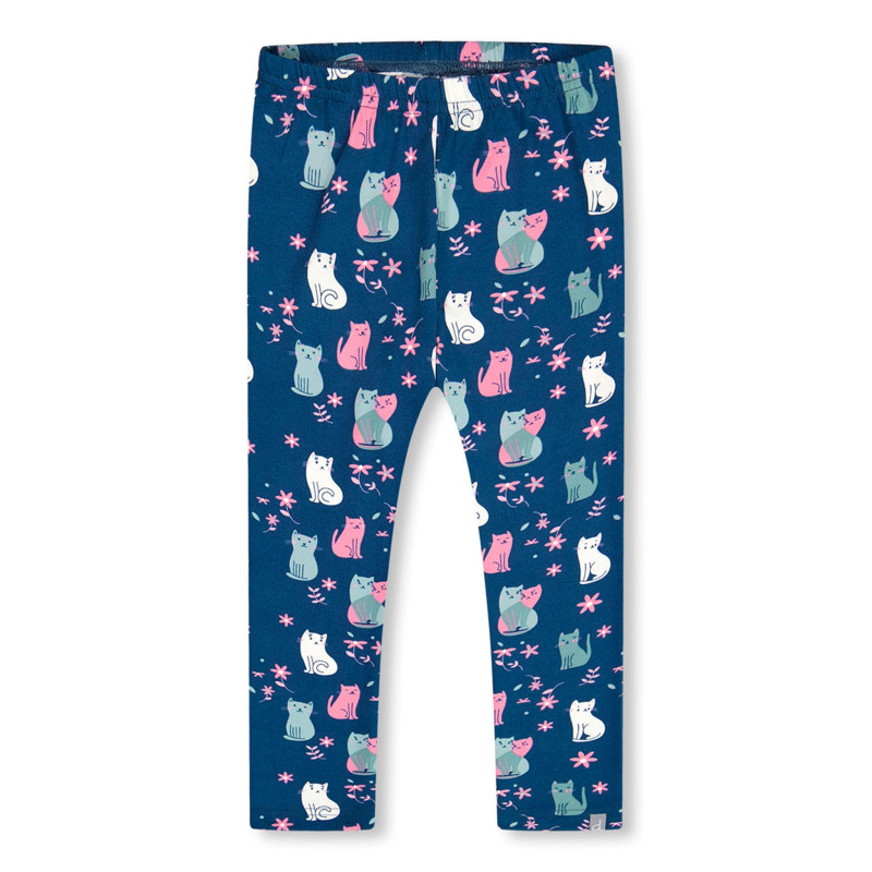 Cat Print Leggings, 3-6 years