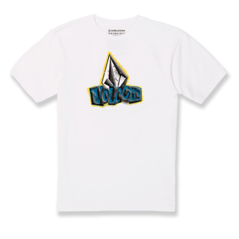 Volcom T-shirt Sticker Stamp 2-7ans