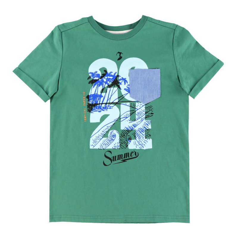 Beach Pocket T-Shirt 7-14 years