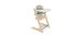 Tripp Trapp® High Chair + Cushion with Tripp Trapp® Cabaret - Natural / Glacier