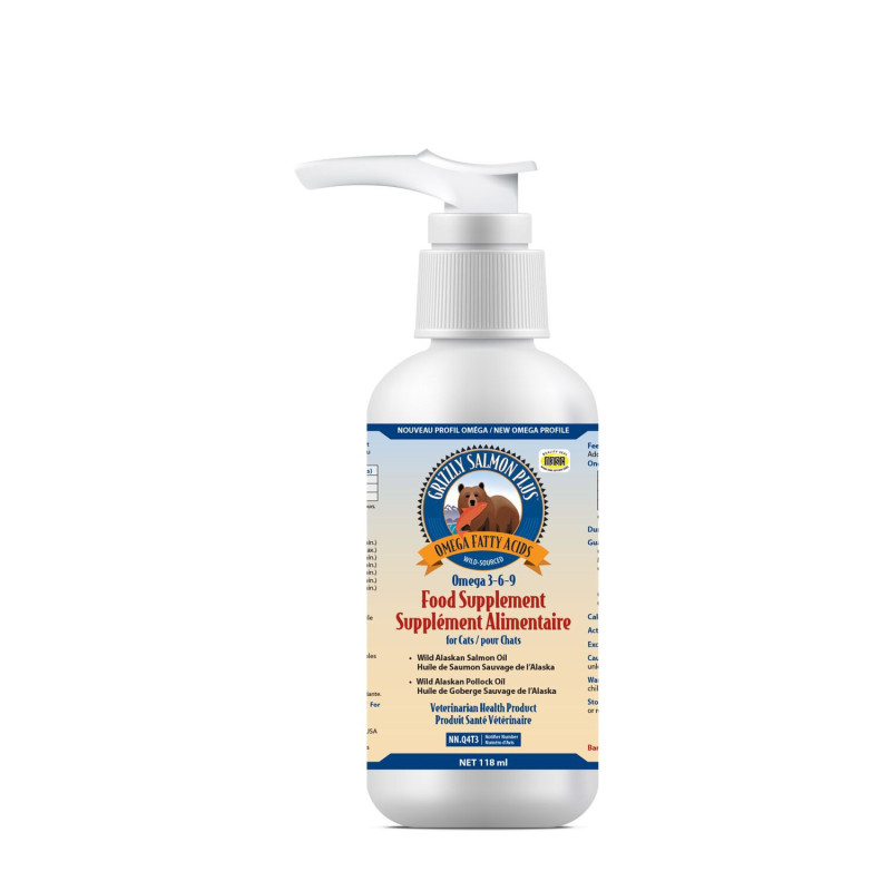 Salmon Oil Plus for Cats, 118 ml