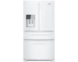 Freestanding French Door Refrigerator 24.5 cu.ft. 36 in. Whirlpool WRX735SDHW