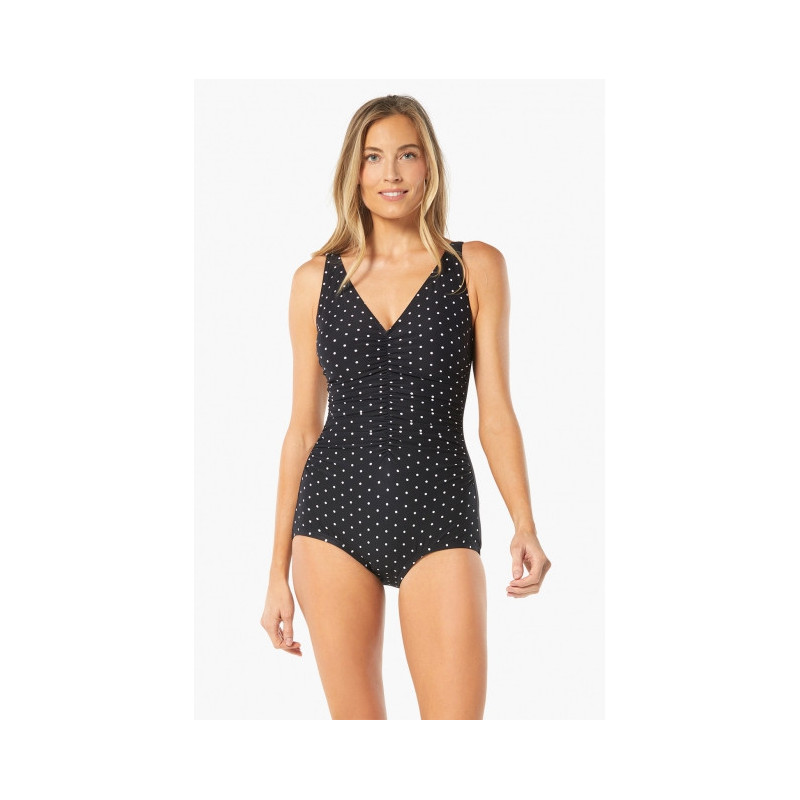 Gabar Maillot de bain une pièce - POLKA DOT V NECK