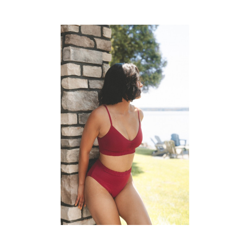 Everyday Sunday Haut de bikini - TIBETAN RED