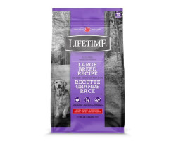 LIFETIME Nourriture sèche – Formule Toute étape de vie Grande Race pour chien 11.4kg