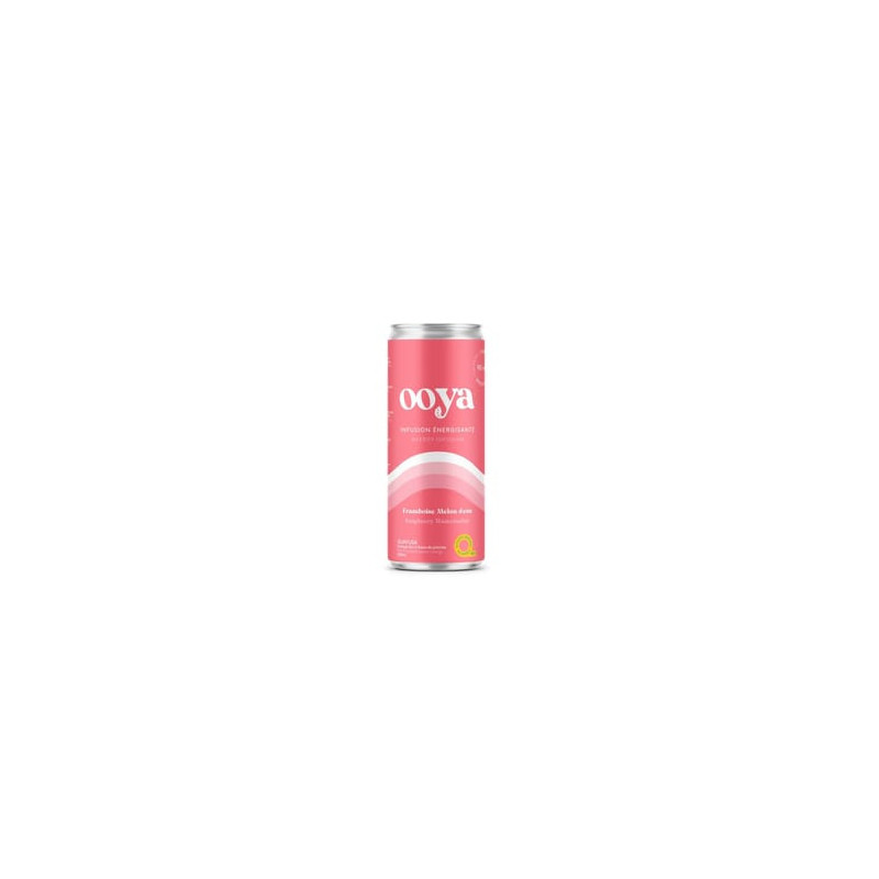 Ooya / 250 ml Infusion énergisante biologique - Framboise Melon d'eau