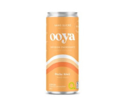 Ooya / 250 ml Infusion énergisante biologique - Pêche Kiwi sans sucre