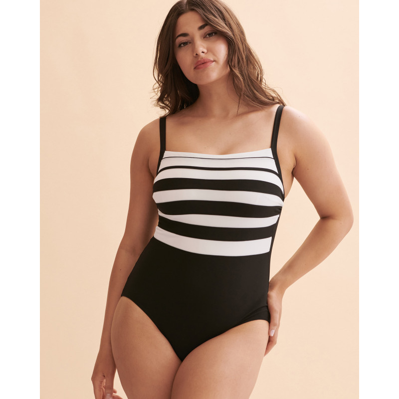 FINZ Maillot une-pièce bonnet DD/E Stripe Splice