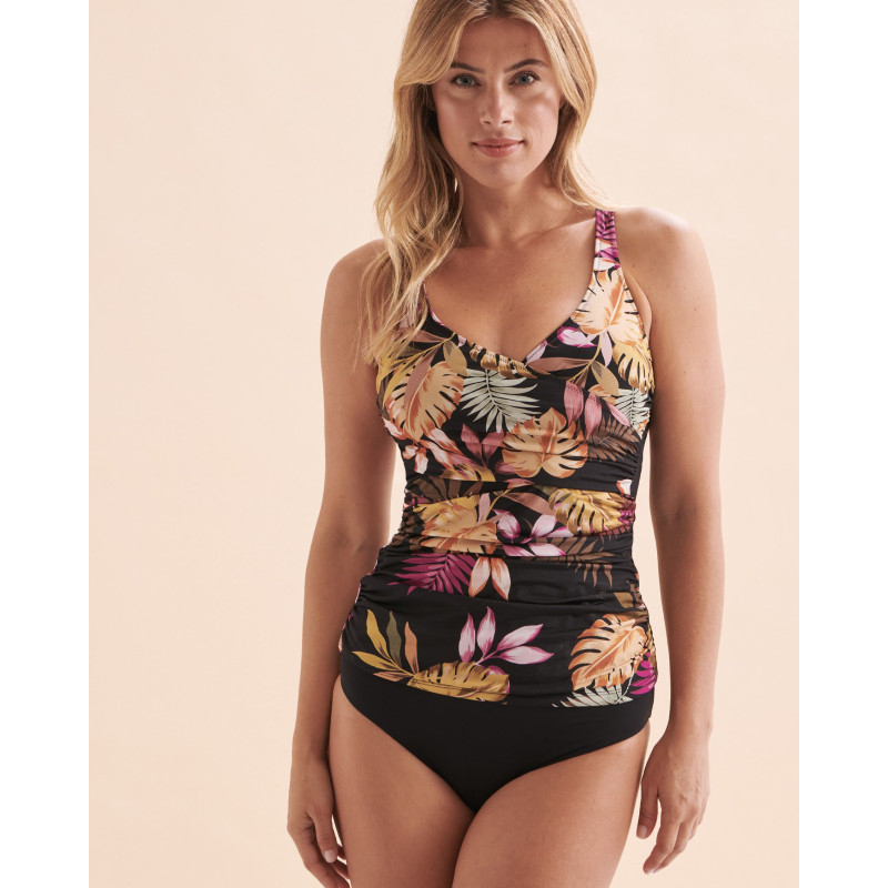 EVERYDAY SUNDAY Haut tankini croisé Tropic Illusion